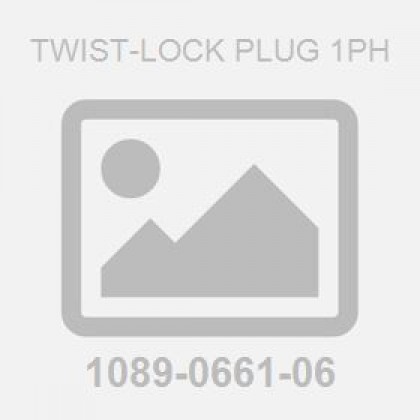 Twist-Lock Plug 1Ph